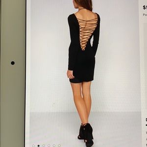 Lulus Wyldr On The Prowl Black Long Sleeve Dress